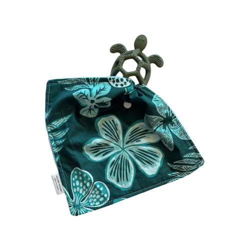 Teether Lovie - green floral | Hi'ilani Hawaii