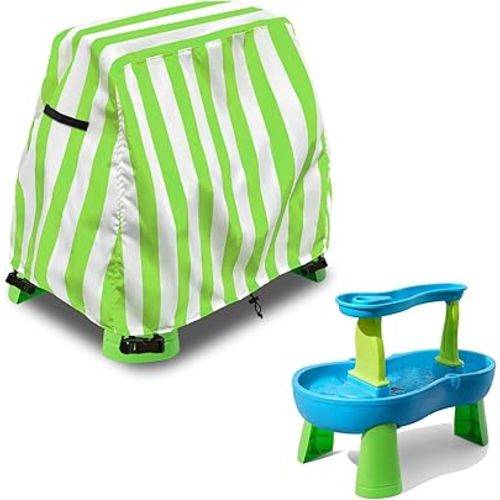 Kids Water Table Cover Fit Rain Showers Splash Pond Water Table,Waterproof Dust Proof Anti-UV Outdoor Toys Cover-Cover only