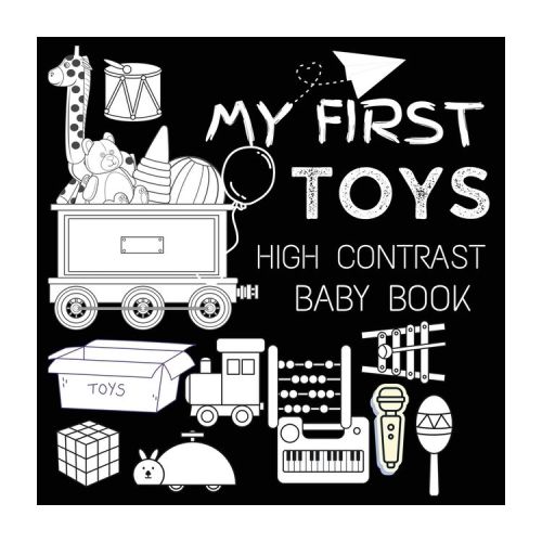 High Contrast Baby Book - Toys - (High Contrast Baby Book for Babies) by M Borhan (Paperback)