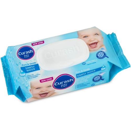 Curash Baby Wipes Simply Water 80 pack