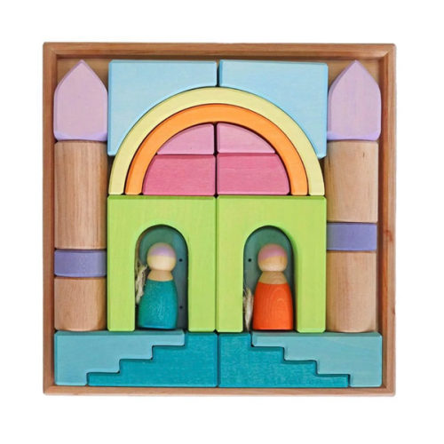 Wooden Building World Cloud Play Set