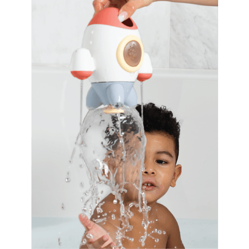 Blast Off! Rocket Sprinkler Bath Toy