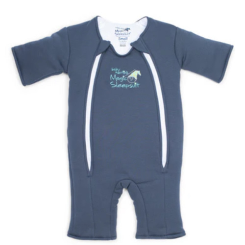 Navy Blue Baby Merlin’s Magic Sleepsuit – Premium 100% Cotton Baby Sleepwear