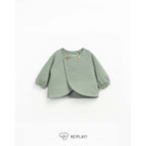 Re(Play) Jersey Cardigan - Sage | Caro Bambino