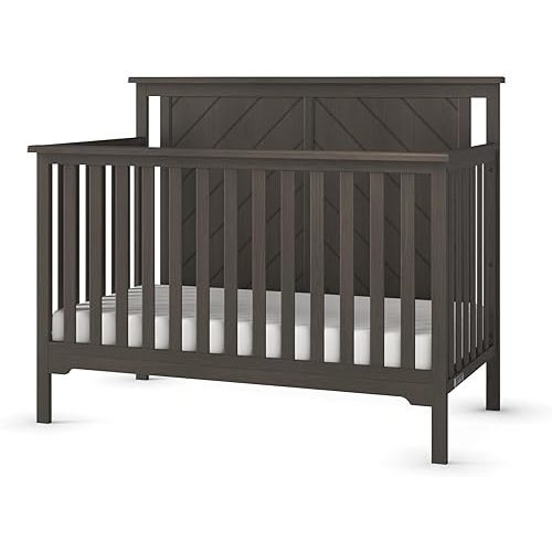 Child Craft Hampton Flat Top Convertible Crib (Dapper Gray)
