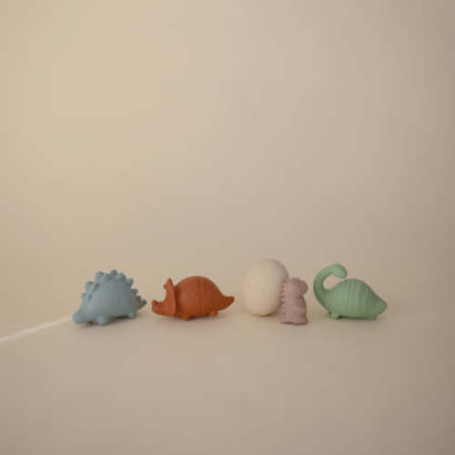Mushie Dino Mold Free Bath Play Set