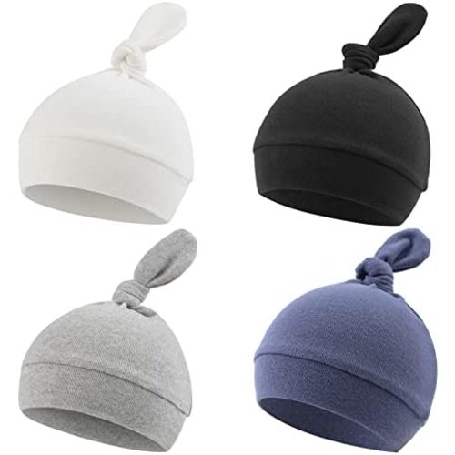 Newborn Hats for Boys Cotton Newborn Beanies Autumn Winter Infant Baby Girls Hat 0-12 Months