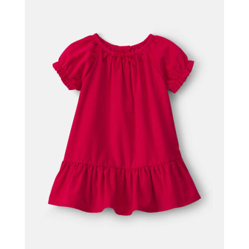 Baby Girl Corduroy Short-Sleeve Dress - Red - OshKosh B'gosh | Carter's