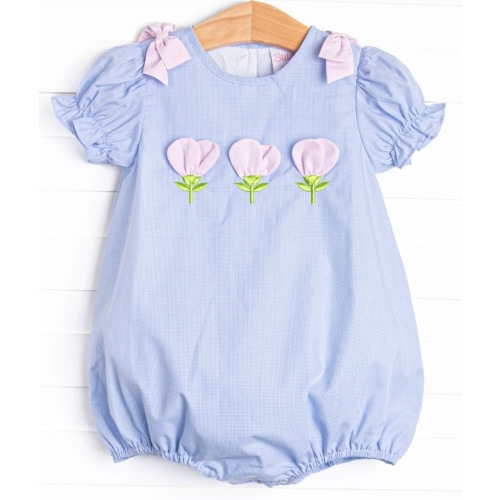 Blooming Love Applique Bubble, Blue – Stitchy Fish