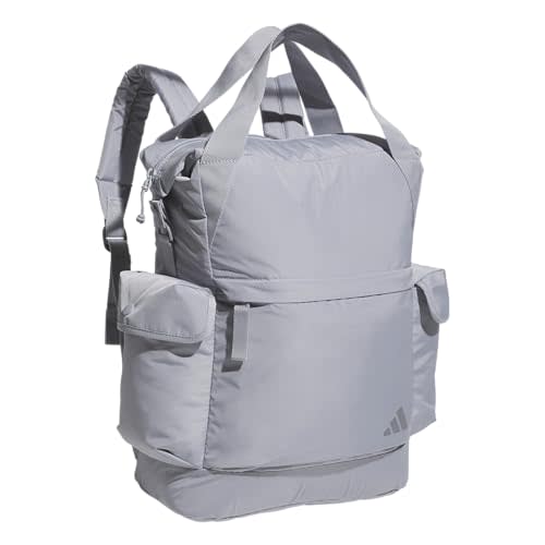 adidas Saturday Tote Backpack 23L | Padded 13-In. Laptop Sleeve, Gym to Classroom, Rolls With Your Suitcase, Carries Comfortably, School Gym & Travel Ready