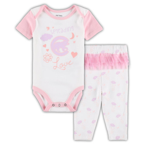 Chicago Cubs Spreading Love Bodysuit & Tutu with Leggings Set | Official MLB®