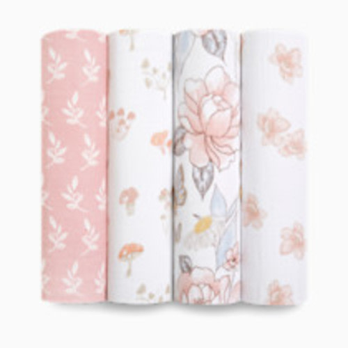 Aden + Anais Cotton Muslin Swaddle 4-Pack - Earthly