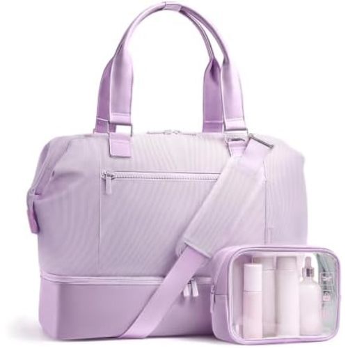 Travel Duffle Bag, Weekender Bags for Women with Shoe Compartment