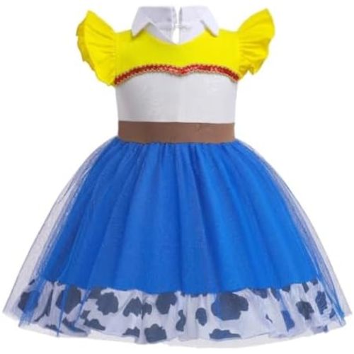 Dressy Daisy Princess Dress Up Clothes Halloween Fancy Party Tulle Skirt Summer Outfit for Baby & Toddler Girls
