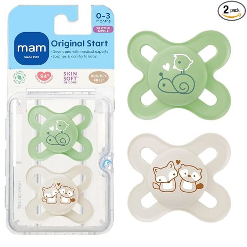 MAM Original Start Matte Baby Pacifiers BPA Free