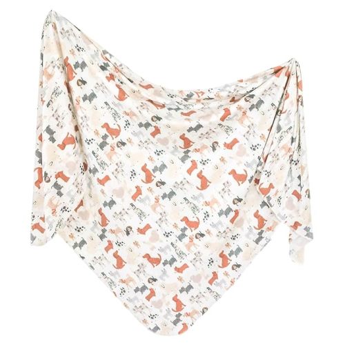 Copper Pearl Baby Swaddle Blanket - Premium Knit Baby Blanket, Large Soft Stretchy Receiving Blankets for Baby Boy and Girl, Swaddles for Newborn, Infant, and Toddler (Rufus)