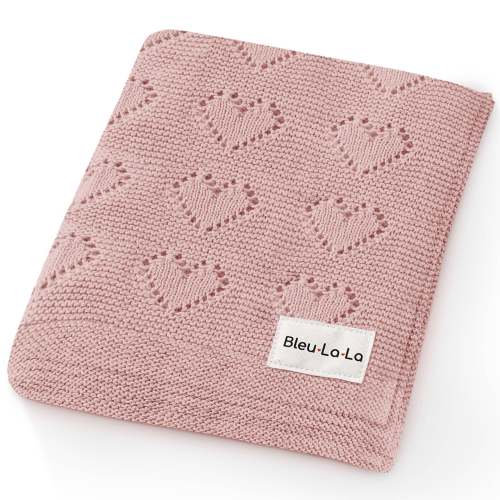 Baby Blanket - Heart: Pink