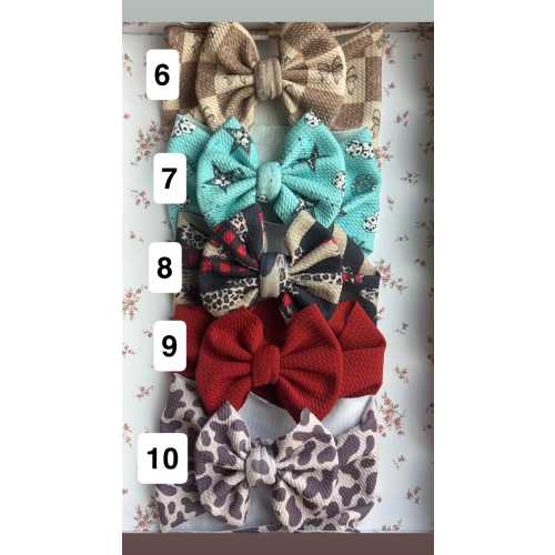 Variety Bow Headwrap with Carhartt Patch – Baby, Toddler & Girls Headband | Christmas | Holiday