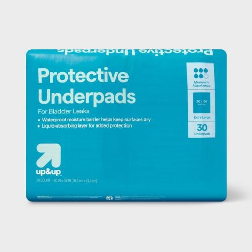 Protective Bed Underpads - Maximum Absorbency - Extra Large - 30ct - up&up™