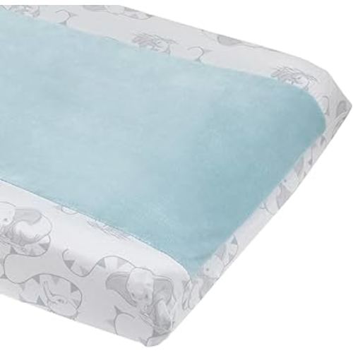 Disney Dumbo Hello Baby Grey and White Super Soft Changing Pad Cover