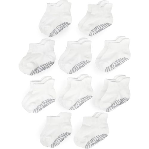 Fruit of the Loom Cotton Grip Socks for Baby and Toddler