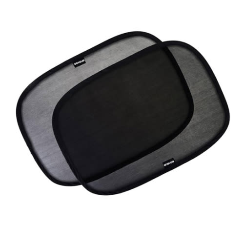 Enovoe Car Window Shades for Baby (2 Pack) - 21x14 Inches Sun Shade Blocker, Cling - Glare Shield and UV Rays Protection for Your Child - Side Windows Screens for SUV- Mesh Window Shades for car Baby
