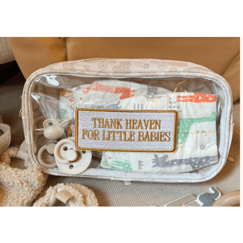 Thank Heaven - Medium Clear Bag – KenzKustomz