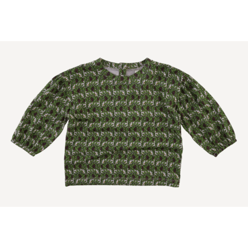 long sleeve balloon tee | huckleberry foliage | bamboo
