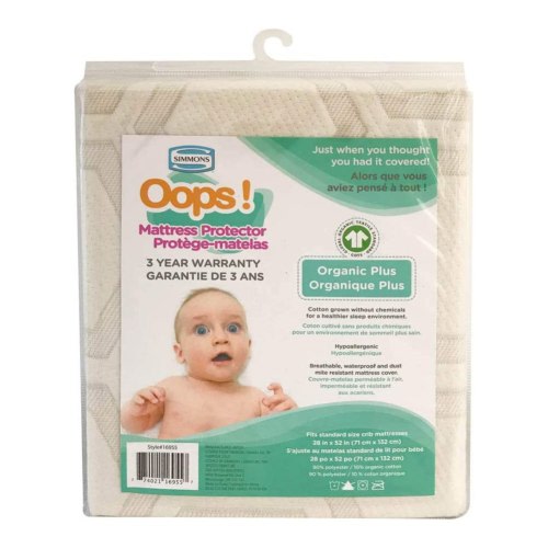 Simmons Oops! Organic Mattress Protector