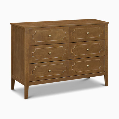 Chloe Regency 6-Drawer Dresser - Walnut