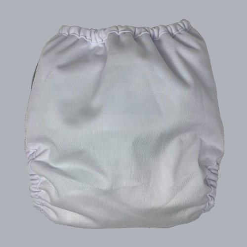 White - Newborn Hybrid Diaper
