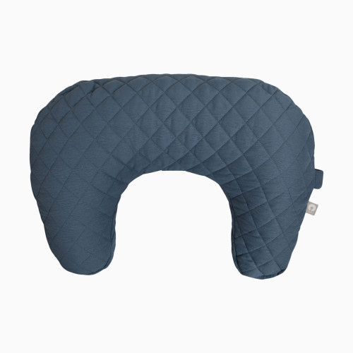 Boppy Nursing Pillow with Luxe Fabric Cover - Slate Blue Quilt