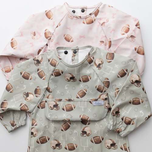 The Grayson Long Sleeve Bib - Touchdown – Calla and Friends