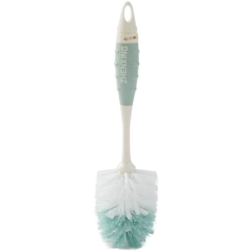 Baby Bottle Brush Set, Long Handle Durable Sponge & Nipple Brush, BPA-Free for Cleaning Sippy Cups, Straws, Small Narrow Baby Bottles and Pacifiers，Green