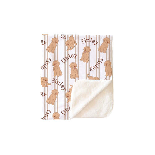 Personalized Toddler Blanket in Ruff Life | Caden Lane