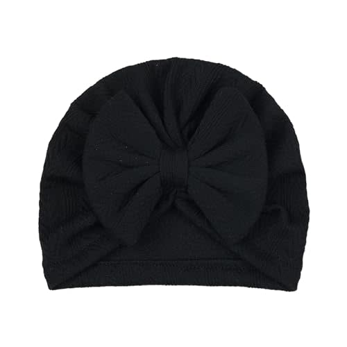 LDDCX Baby Beanie Knit Hat Cute Bows Turban Cap Wraps Hat.(MZ6)
