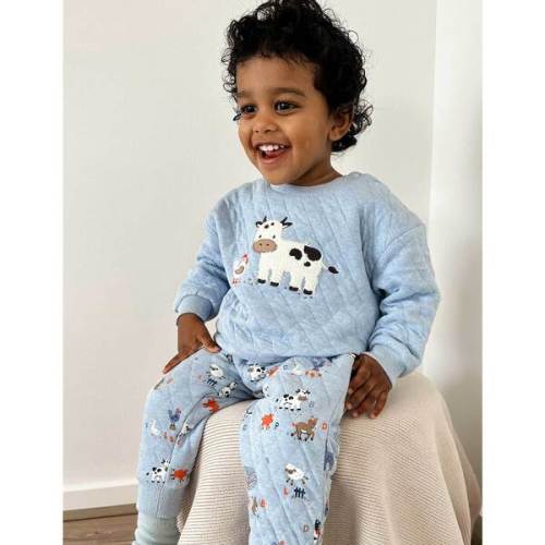 Quilted Track Set Farm Alphabet Print - Purebaby | Maisonette