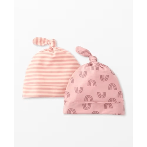 2-Piece Baby Layette Top Knot Beanie in HannaSoft™ | Hanna Andersson
