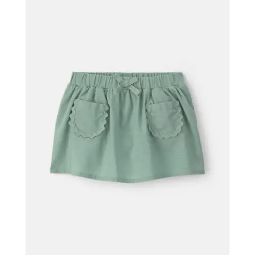 Baby Girl Pocket Skort - Green | Carter's