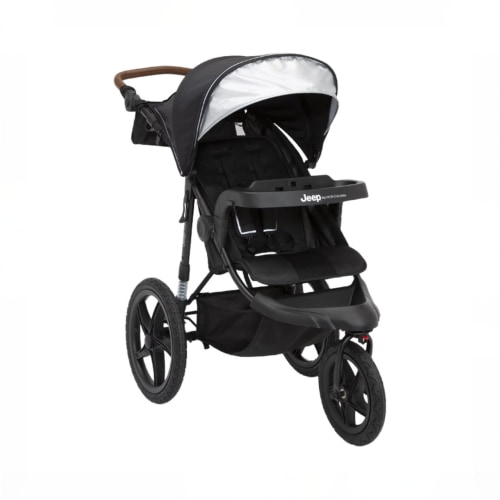 Delta Children Jeep TurboGlyde Jogging Stroller, 2023, Black