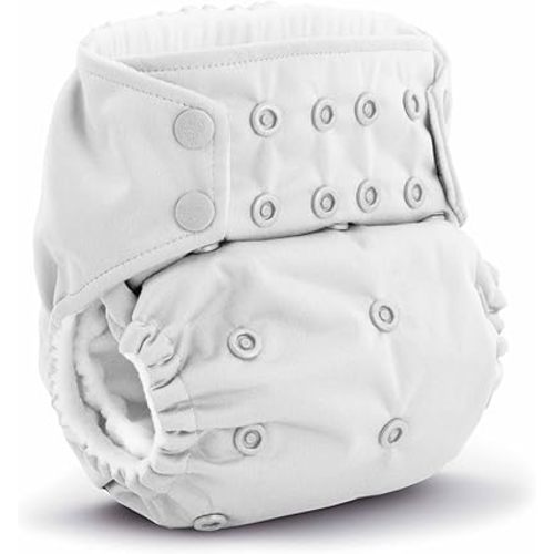 Kanga Care Rumparooz G3 Stay Dry Cloth Diaper Reusable One Size Pocket Diaper Patented Inner Double Gusset 2 pcs Microfiber Insert Soaker (6-55+ lbs) - Fluff