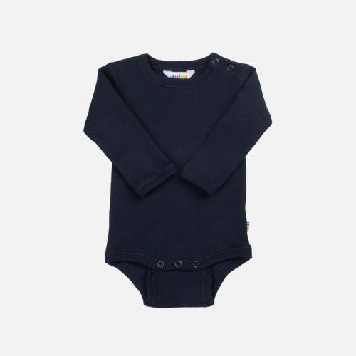 Baby & Kids Cotton Rib LS Body - Navy – MamaOwl