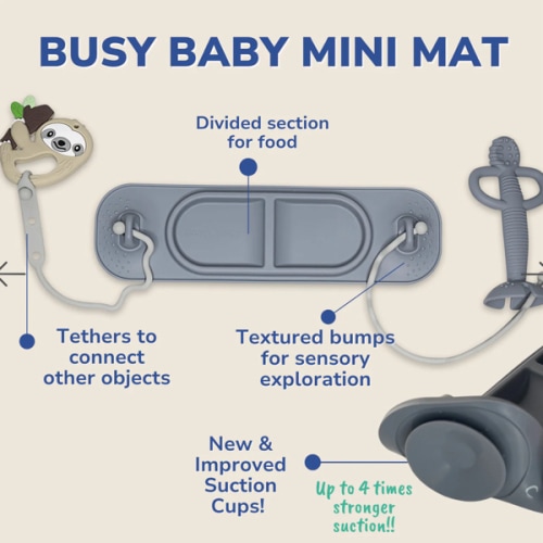 Mini Mat with Toy Straps