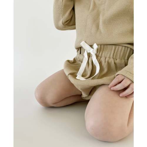 Essential Cotton Ribbed Bloomer ‘Wheat’ – Oat Co