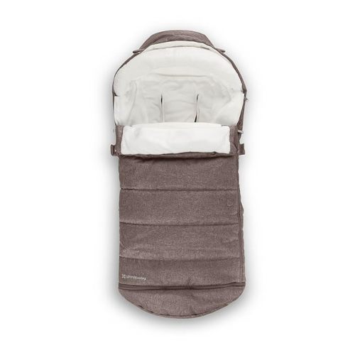 UPPAbaby CozyGanoosh 2-in-1 Seasonal Footmuff - Easily Attaches to UPPAbaby Strollers + RumbleSeat – Versatile, Ultra-Plush Zip-Out Liner for Cold Weather - Owen (Mocha Mélange)