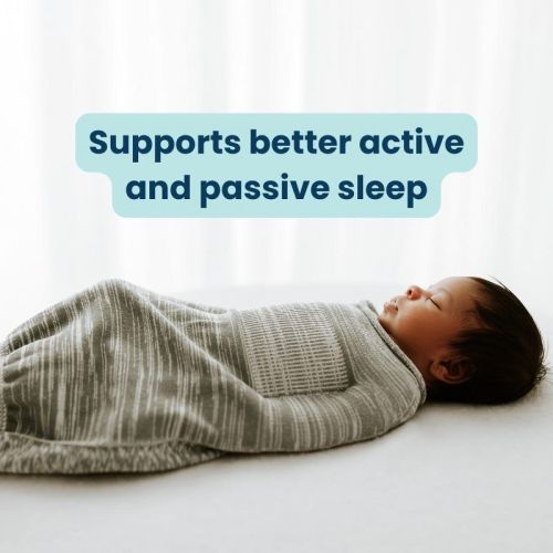 Grey Swaddle Sleep Sack Grey Small (6-12 pounds)