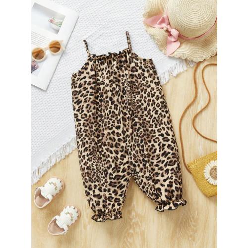 Travachic KIDS Newborn Baby Girl Casual Spaghetti Strap Jumpsuit For Summer Vacation | SHEIN USA