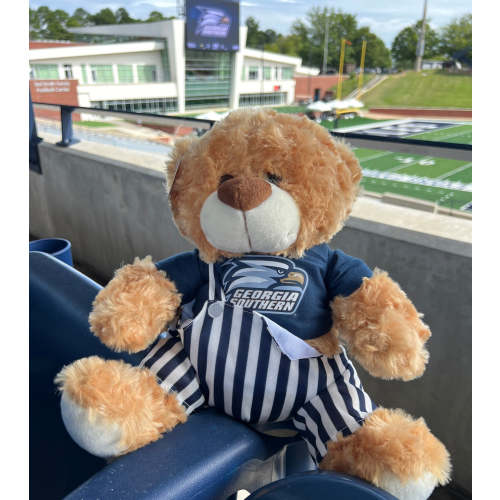 GAME BIBS BEAR PLUSH