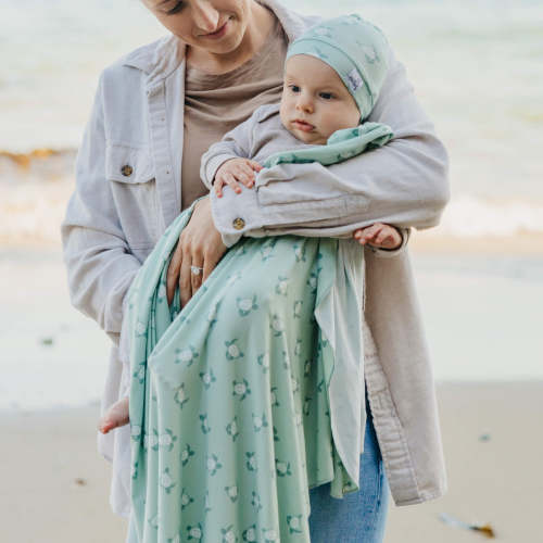 Knit Swaddle Blanket - Wade