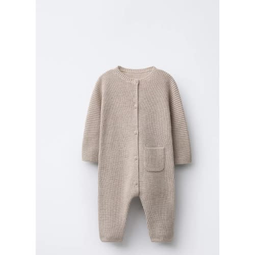 PEARL KNIT JUMPSUIT - Sand / Marl | ZARA United States
